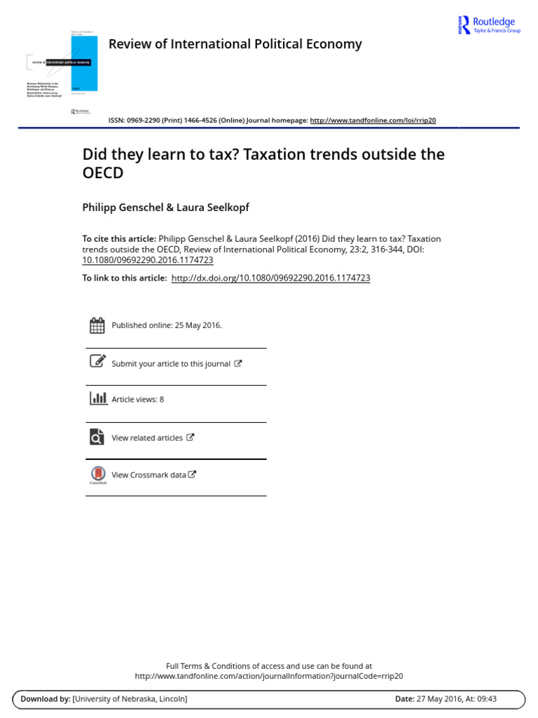 GENSCHEL & SEELKOPF (2023) Did They Learn To Tax Taxation Trends ...