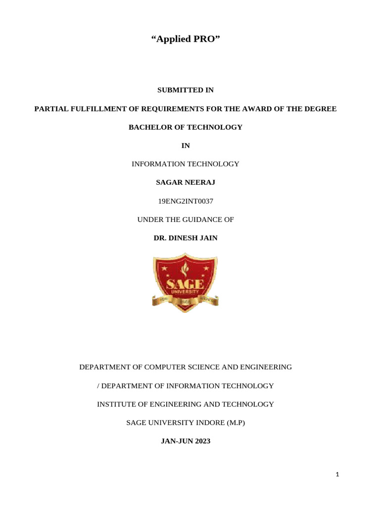 Internship Report on Frontend Development | PDF | World Wide Web ...