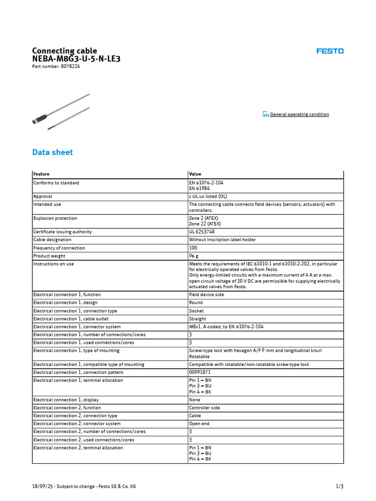 POS. 30 8078224datasheet | PDF | Electrical Connector | Alternating Current