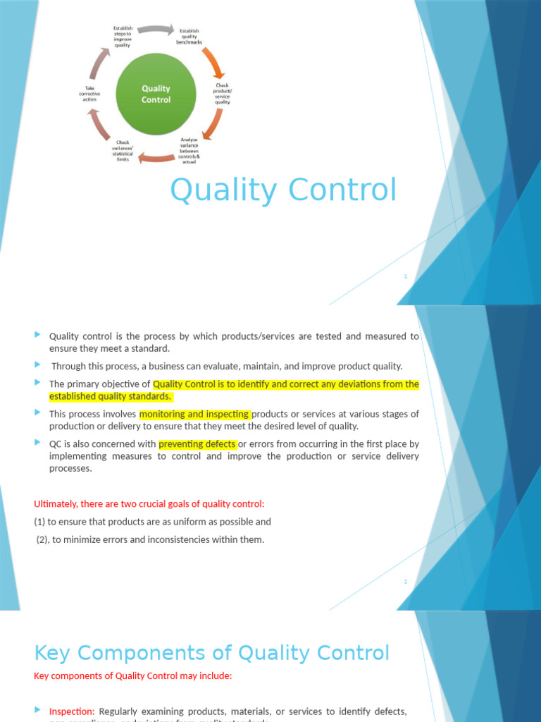 Understanding Quality Control Processes | PDF | Statistics | Business