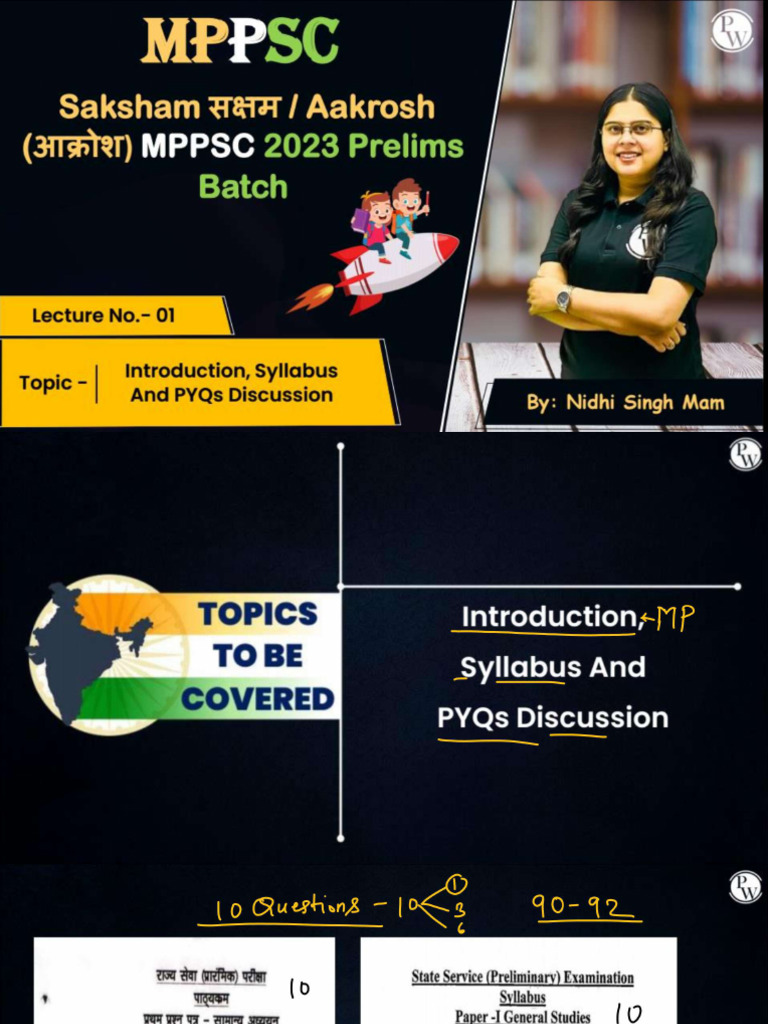 MP GK Class Notes | PDF