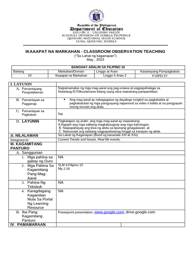 COT2 Q4 Fil 10 | PDF