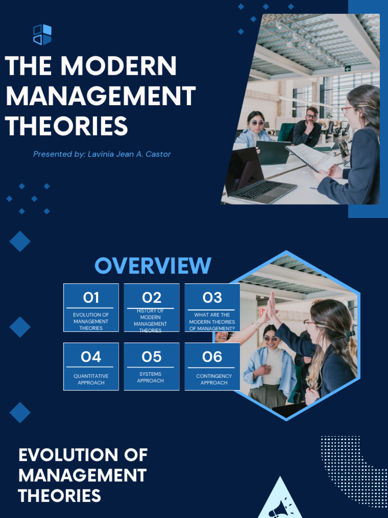 The Modern Management Theories | PDF | Leadership | System
