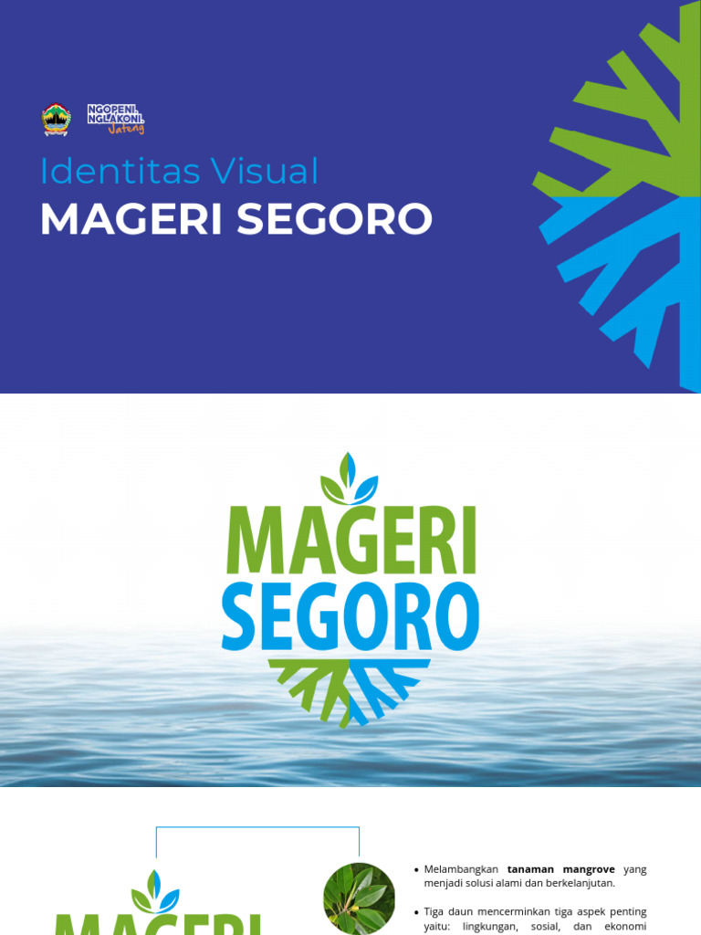 Identitas Visual Mageri Segoro: Simbol Keberlanjutan | PDF