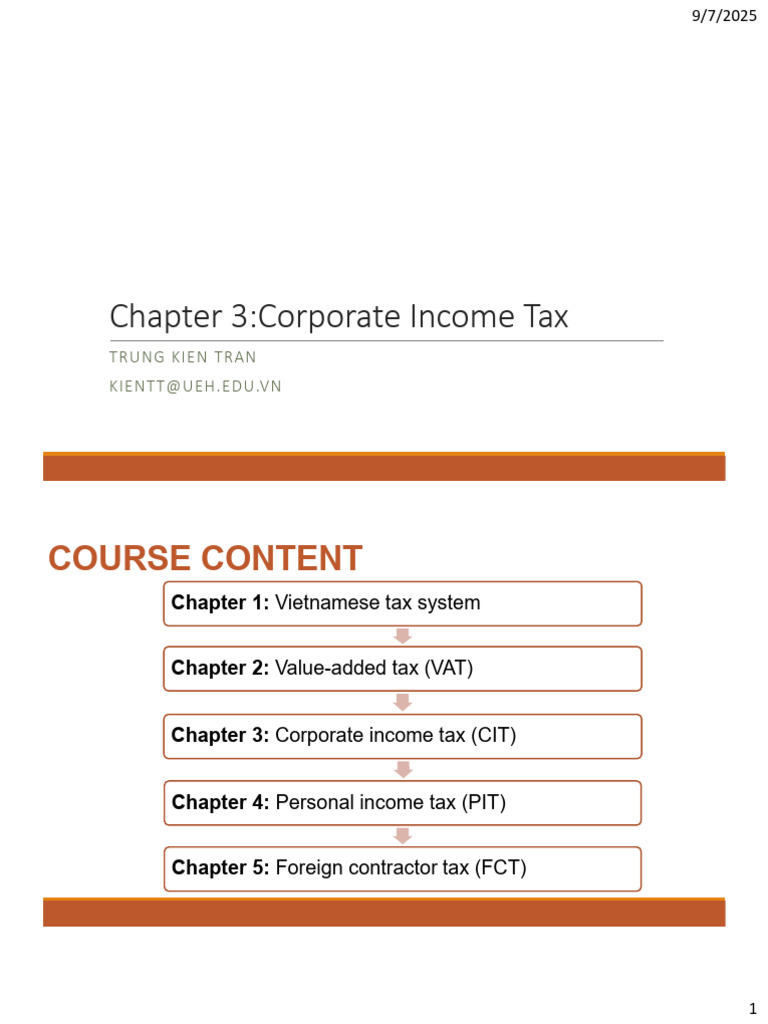 Understanding Corporate Income Tax in Vietnam | PDF | Taxes | Income Tax
