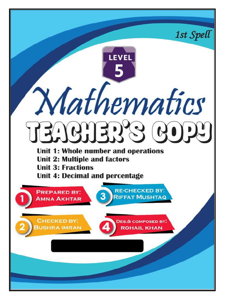 L-5 1st Spell Math UBS+Pastings 2025-26 | PDF | Numbers | Arithmetic