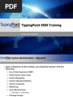 Tippingpoint X505 Training - 02 System Administration