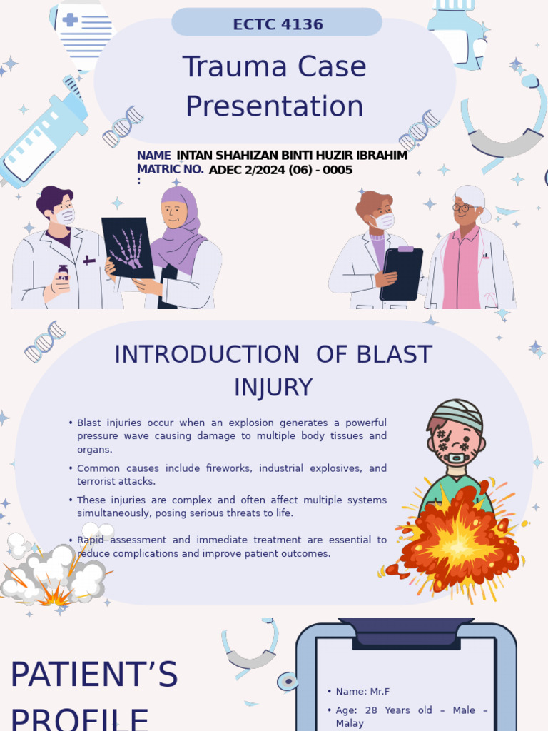 TRAUMA CASE SEM 2 (2) | PDF | Wound | Pain