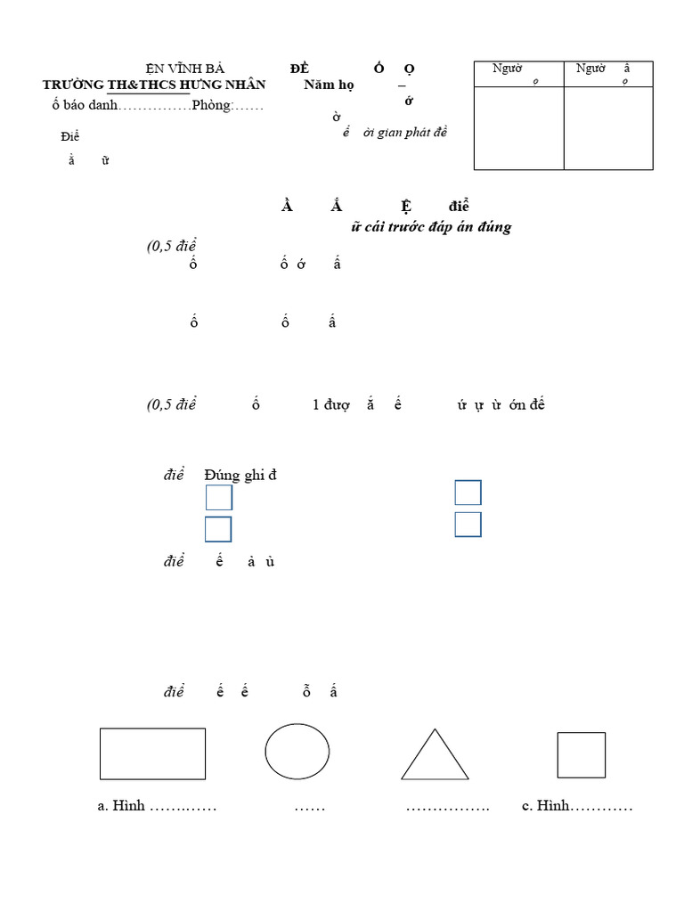 De Toan 1 hk1 - 186202421 | PDF