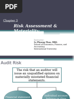 RMM Audit Procedures and Responses | PDF | Audit | Risk