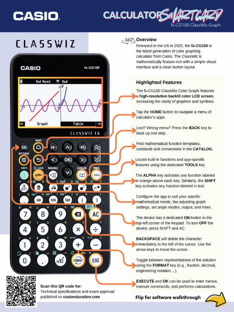 Casio Fx-CG100 Smart Card | PDF