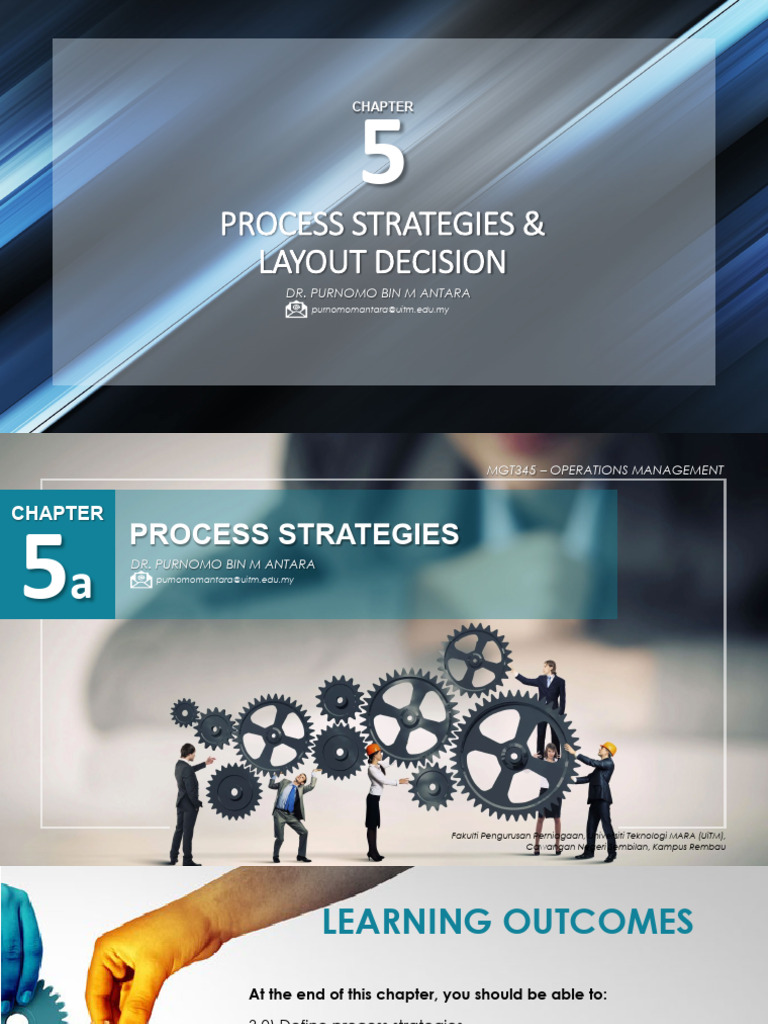 Process Strategies and Facility Layout Guide | PDF | Warehouse | Business