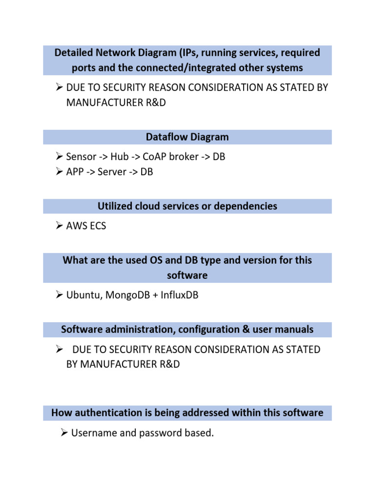 Network and Dataflow Diagram Overview | PDF