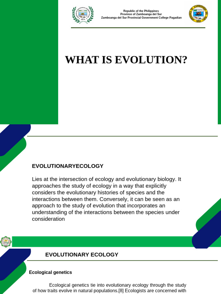 Understanding Evolutionary Ecology Concepts | PDF | Ecology | Evolution