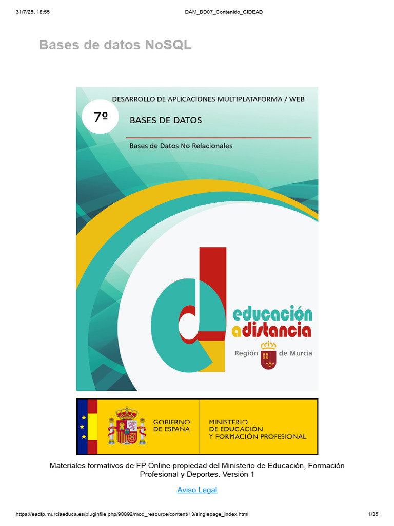 Introducción a Bases de Datos NoSQL | PDF | Bases de datos | No Sql
