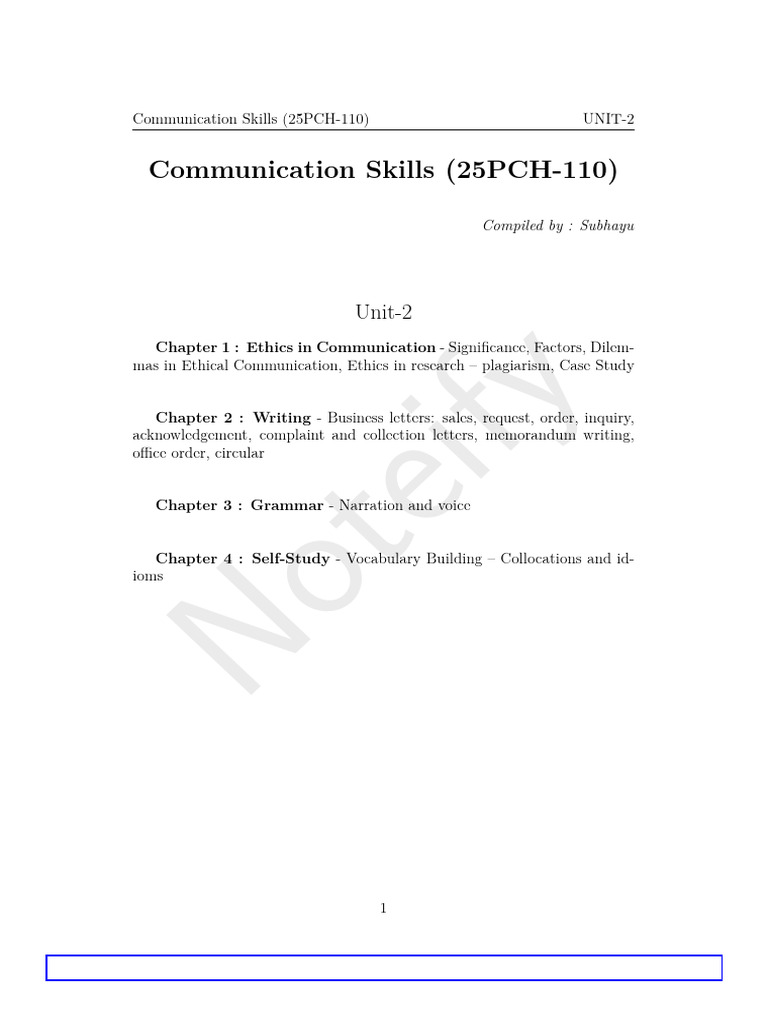 CS Unit 2 | PDF | Verb | Plagiarism