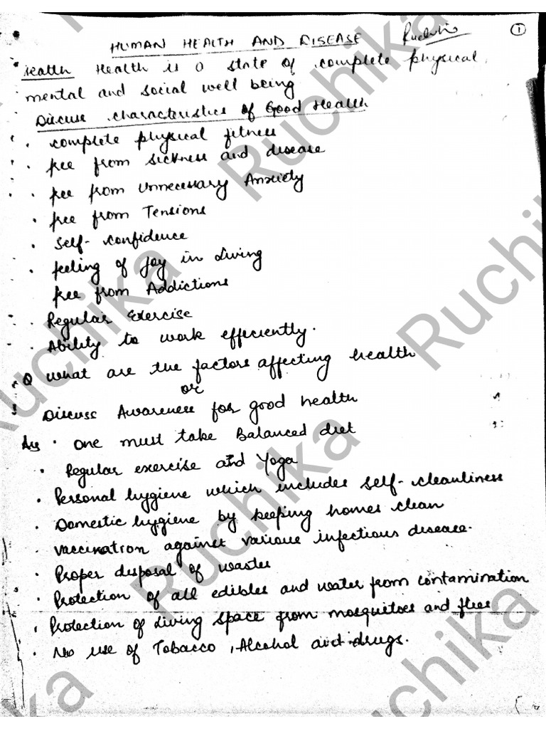 Human Health & Diseases | PDF