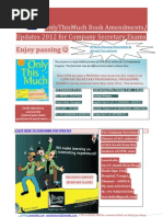Download Only This Much Amendments Laws 2012 Updates for Company Secretary Exams on Corporate Economic Securities Secretarial Practice Drafting Alliances Listing Agreement Due Diligence  Corporate Governance Codes by Only This Much SN93236216 doc pdf