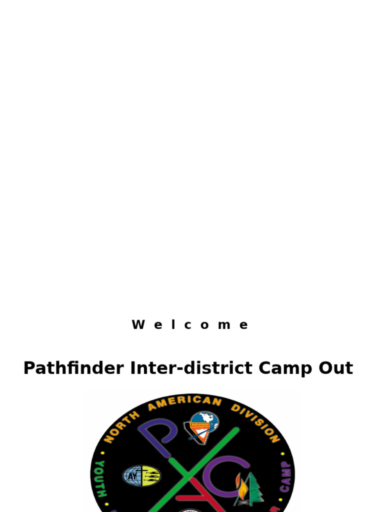 Pathfinder Camp Out Friend Requirements | PDF | Nevi'im | Books Of The ...
