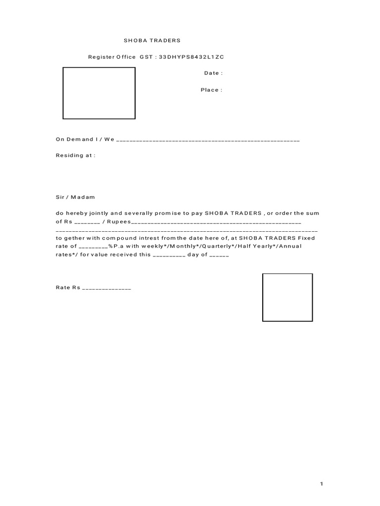 Loan Agreement Template for Traders | PDF