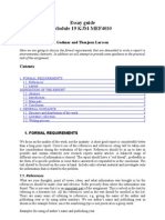Environmental chemistry report guidelines