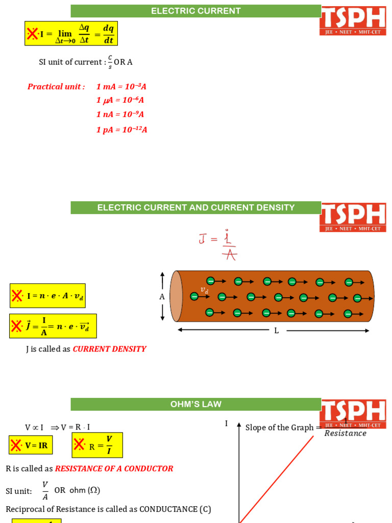 Understanding Electric Current and Resistance | PDF | Electrical ...