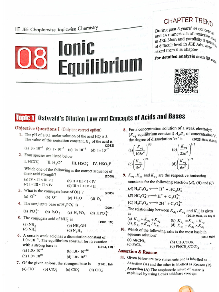 Ionic Eq. | PDF