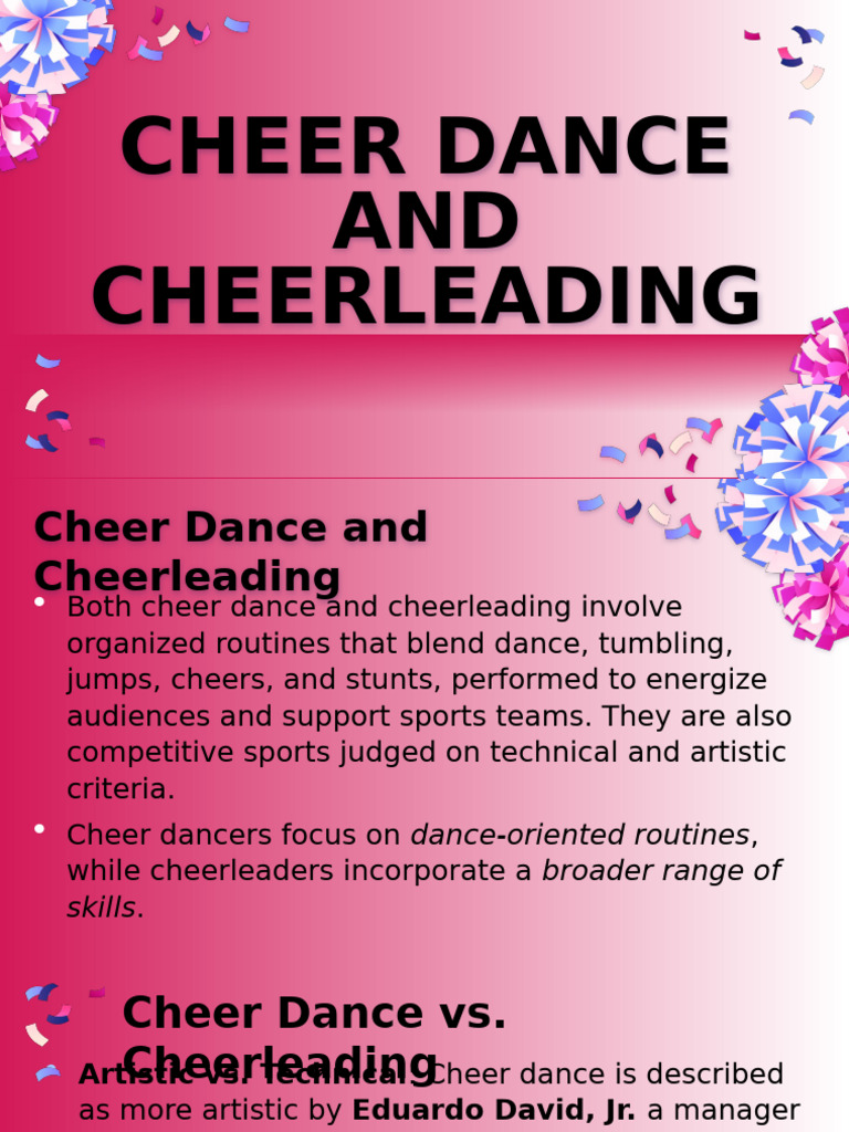 Cheerdance and Cheerleading | PDF | Cheerleading | Physical Exercise