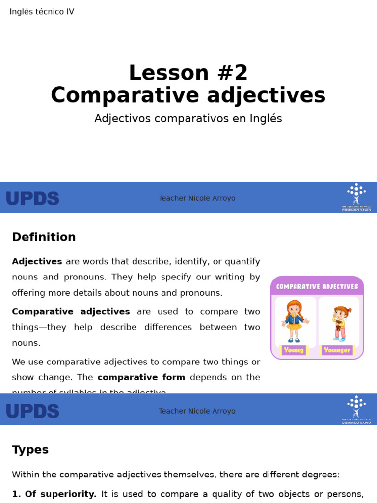 Comparative Adjectives in English | PDF | Noun | Linguistic Typology
