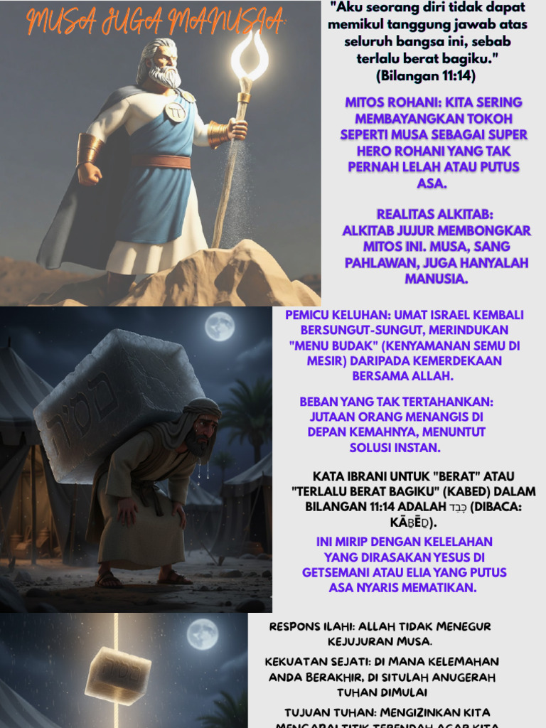 Musa: Manusia Biasa dan Beban Berat | PDF