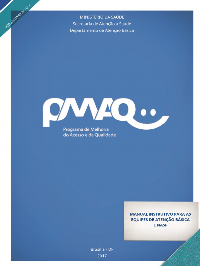 Manual de Atenção Básica e NASF PMAQ | PDF | Qualidade (negócios ...