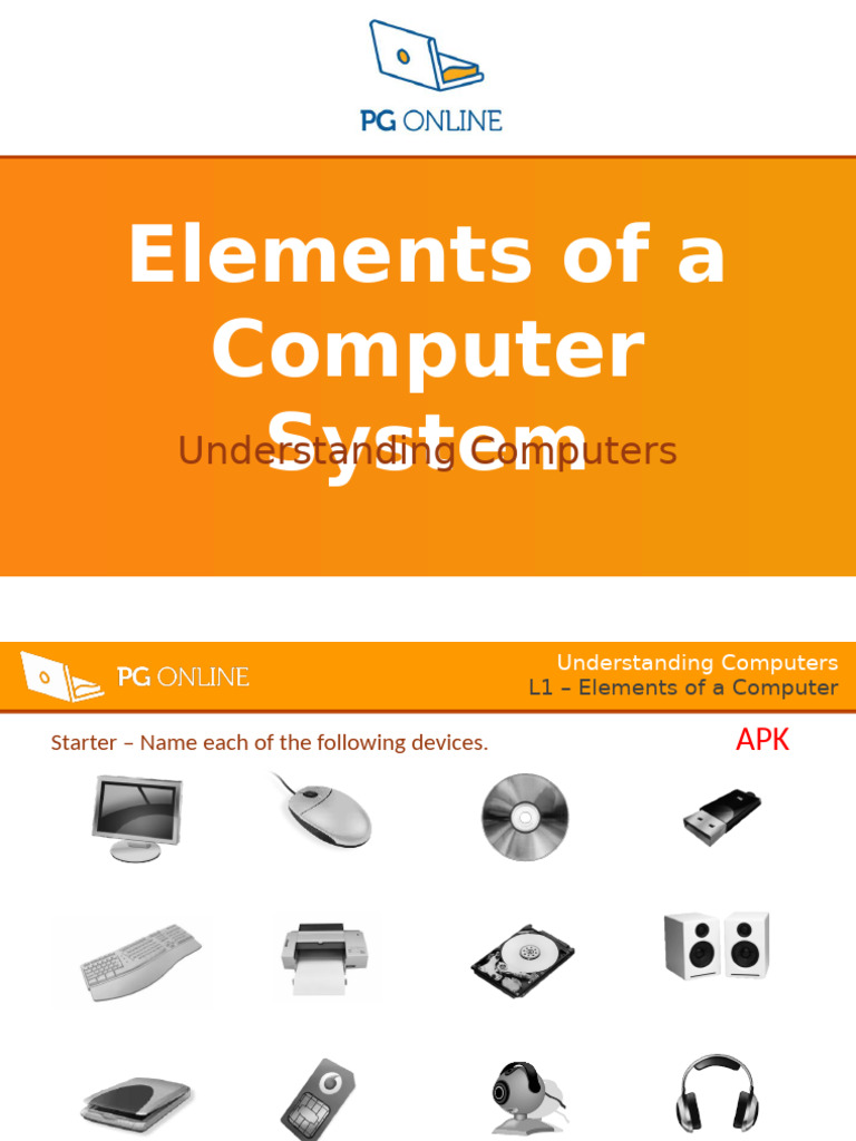 Elements of a Computer System Explained | PDF | Computer Hardware ...