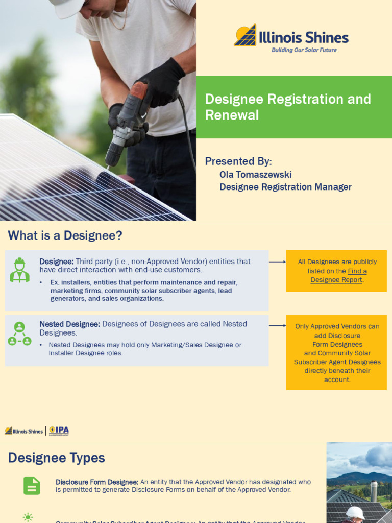 Understanding Designee Roles and Registration | PDF | Subscription ...