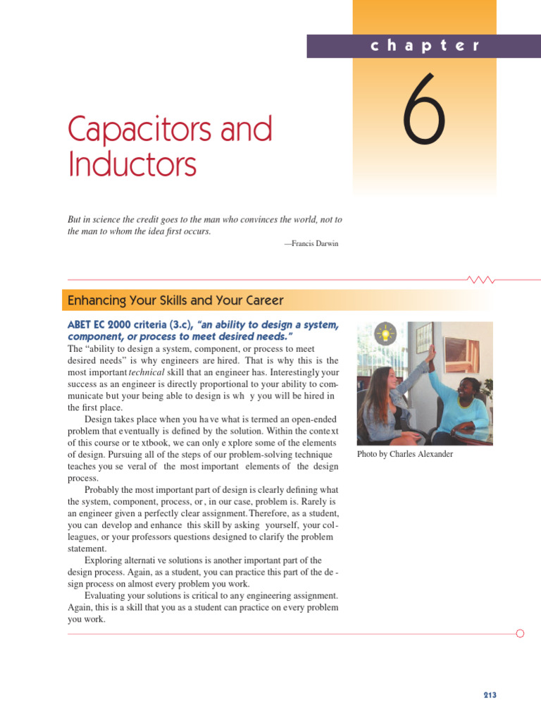 Capacitors and Inductors | PDF | Capacitor | Capacitance