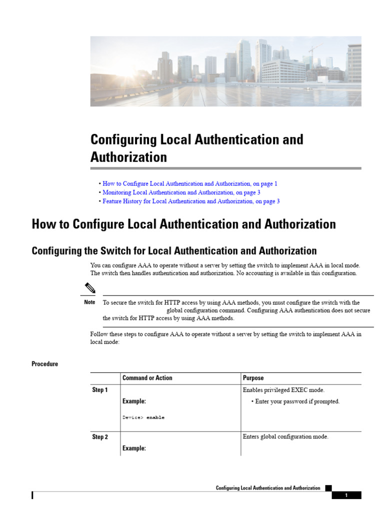 Local AAA Configuration Guide | PDF | Computer Engineering | Software