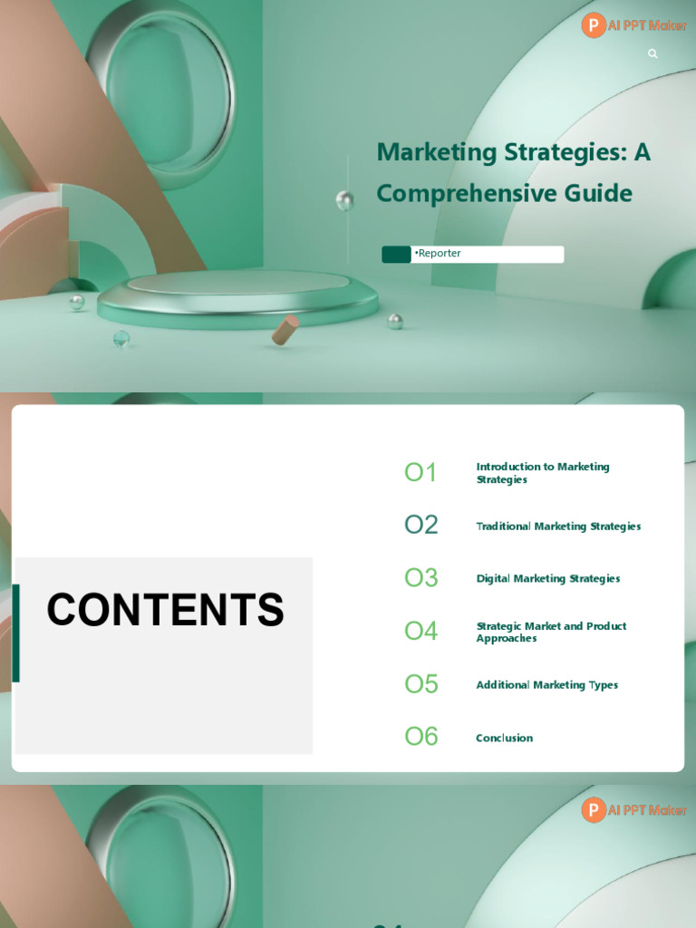 Comprehensive Marketing Strategies Guide | PDF | Marketing Strategy ...
