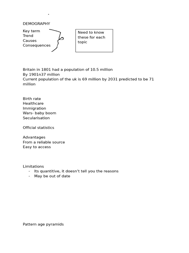 Demography | PDF