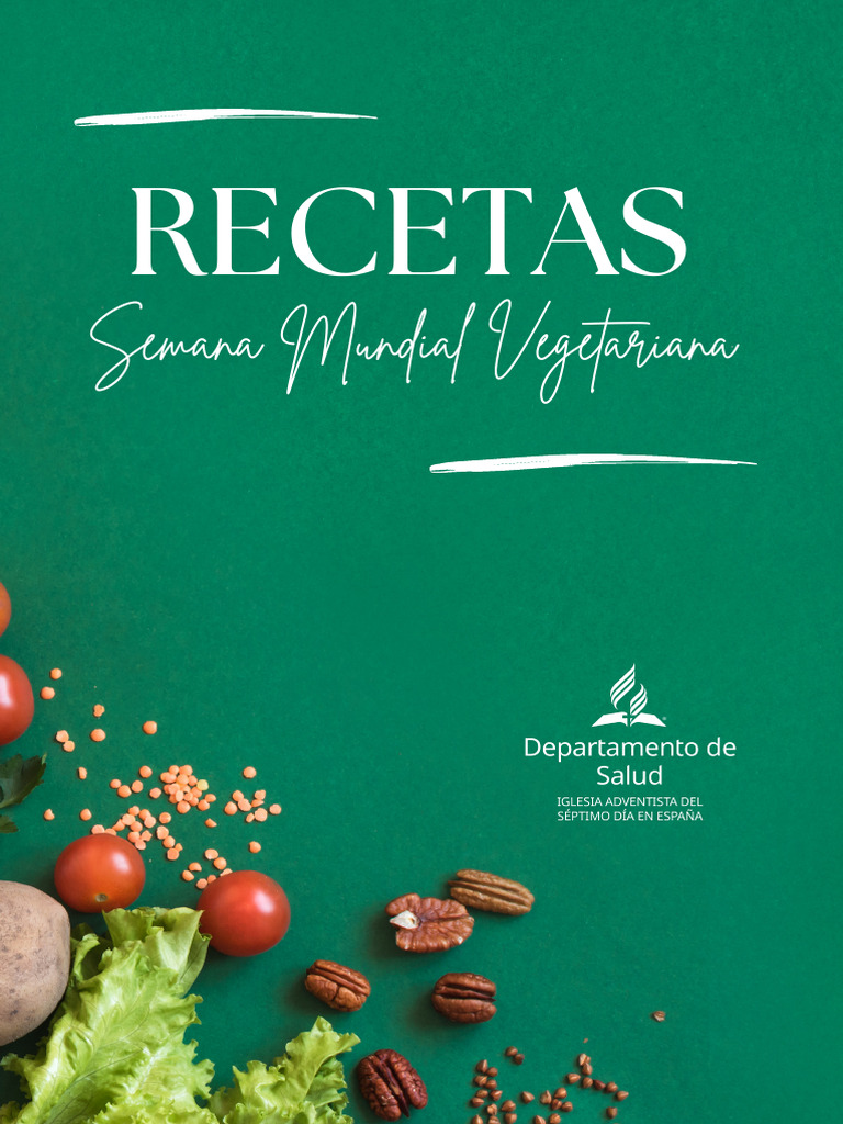 Recetas Vegetarianas 2023 PDF | PDF | Vegetales | ensalada