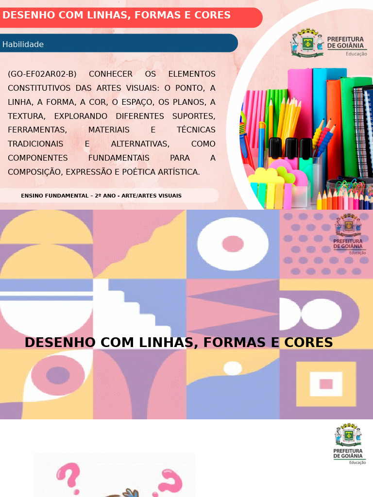 Desenho: Linhas, Formas e Cores | PDF | Desenho | Imagem