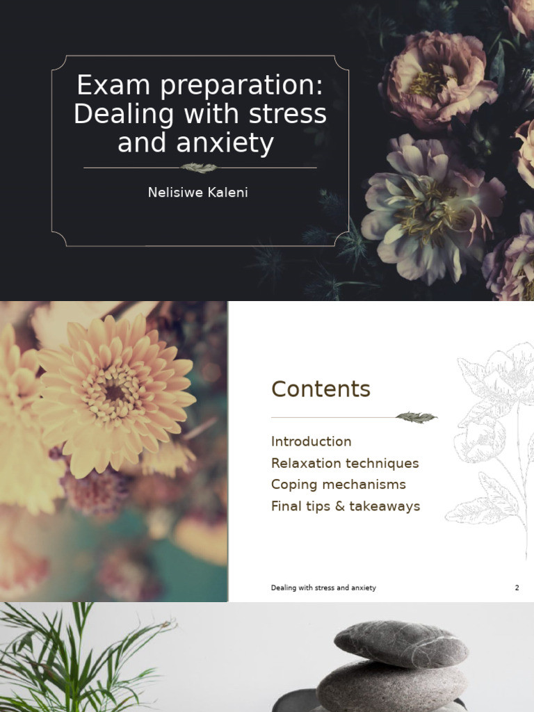 Dealing With Stress and Anxiety | PDF