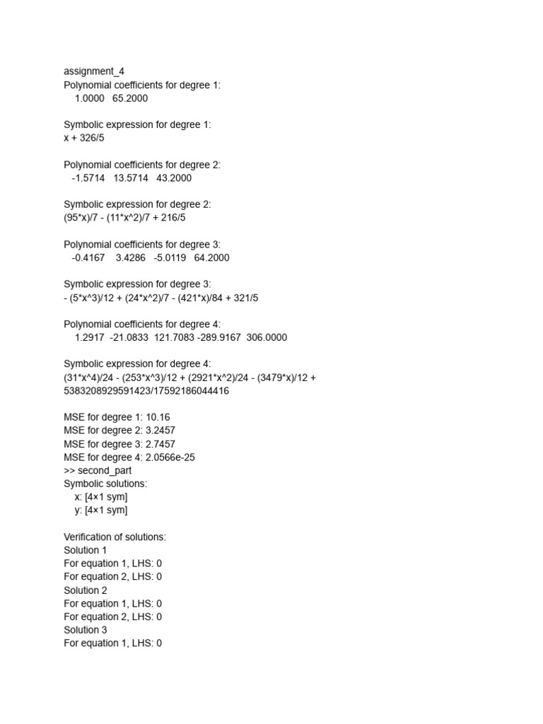 Assignment 4 Report | PDF