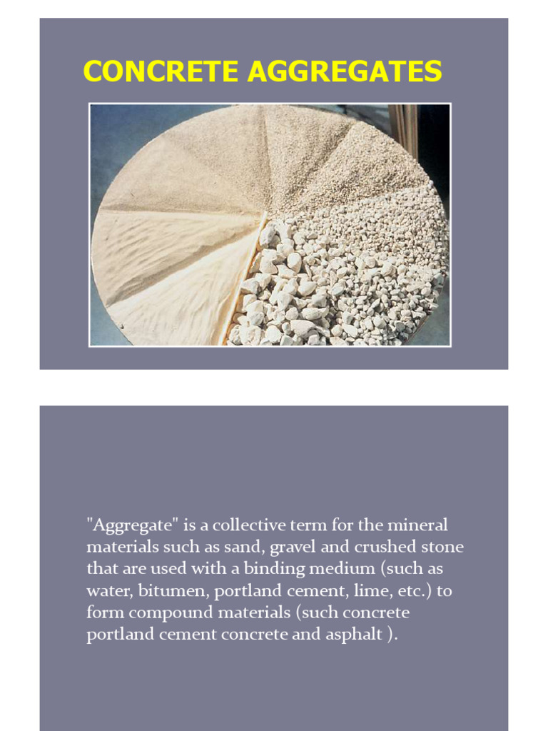 Understanding Concrete Aggregates | PDF | Concrete | Construction Aggregate