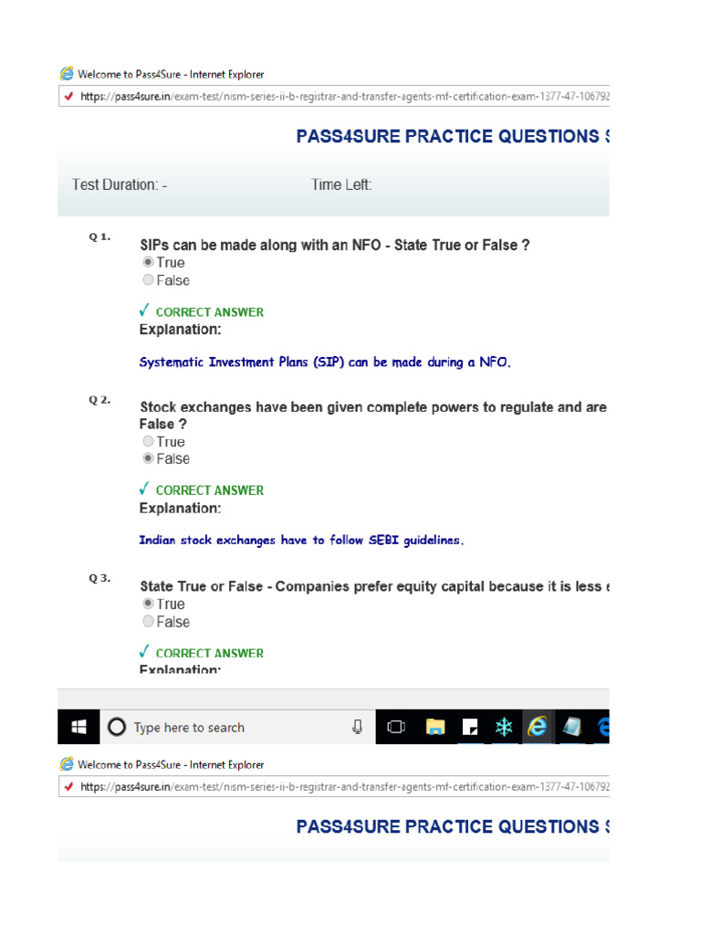 100 Question Retest Overview | PDF