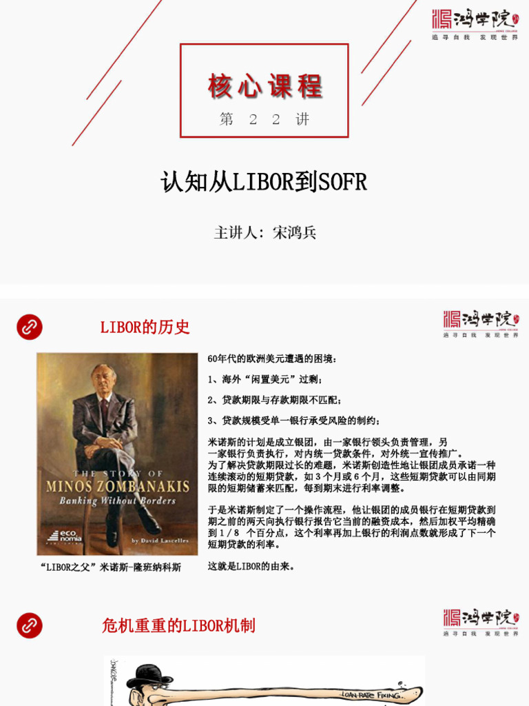 核心课-22 从LIBOR到SOFR | PDF