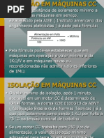 Isolação de Motor Corrente Contínua