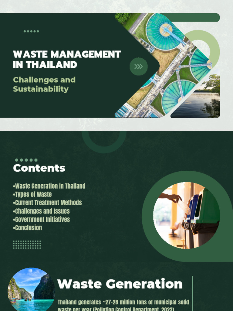 Waste Management Challenges in Thailand | PDF | Waste | Sewage Treatment
