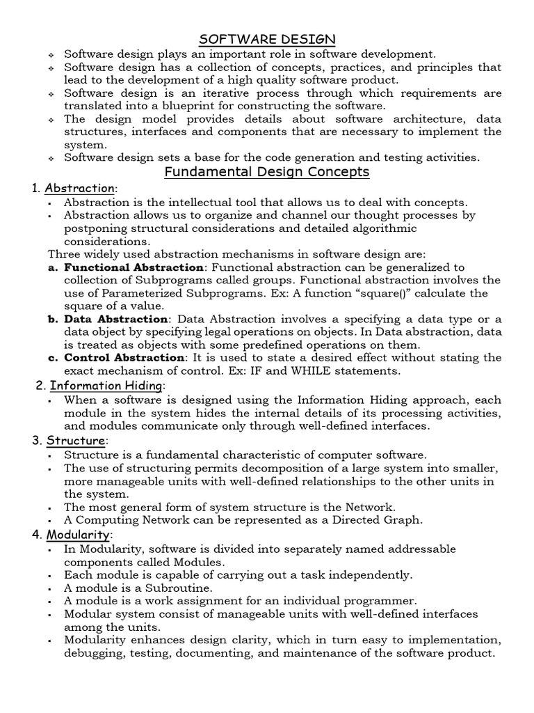 Key Concepts in Software Design | PDF | Distributed Computing ...