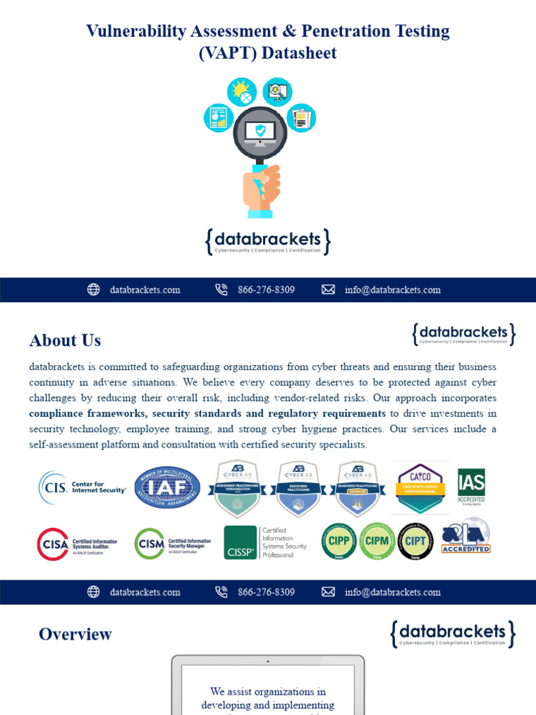 VAPT Services for Cybersecurity Compliance | PDF | Security | Computer ...