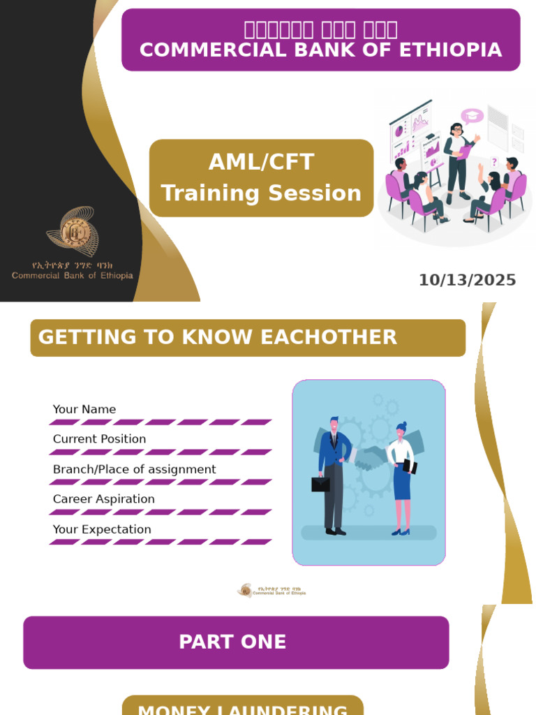 AML/CFT Training Overview for Banks | PDF | Money Laundering ...