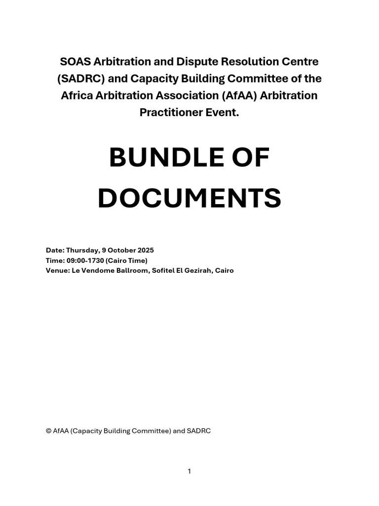 Arbitration Case Study: Cameroon Petro vs. GlobalBuild | PDF ...